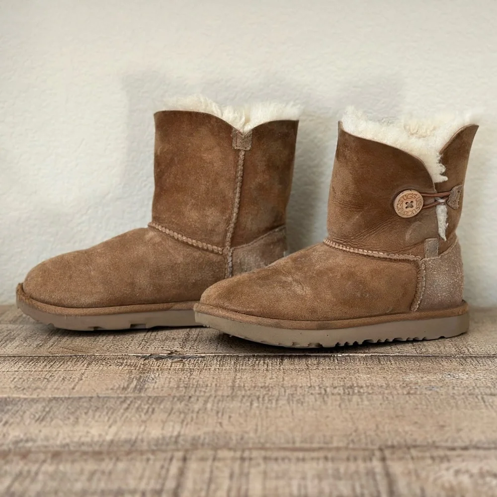 UGG Mini Bailey Button ll Booties - Picture 2 of 5